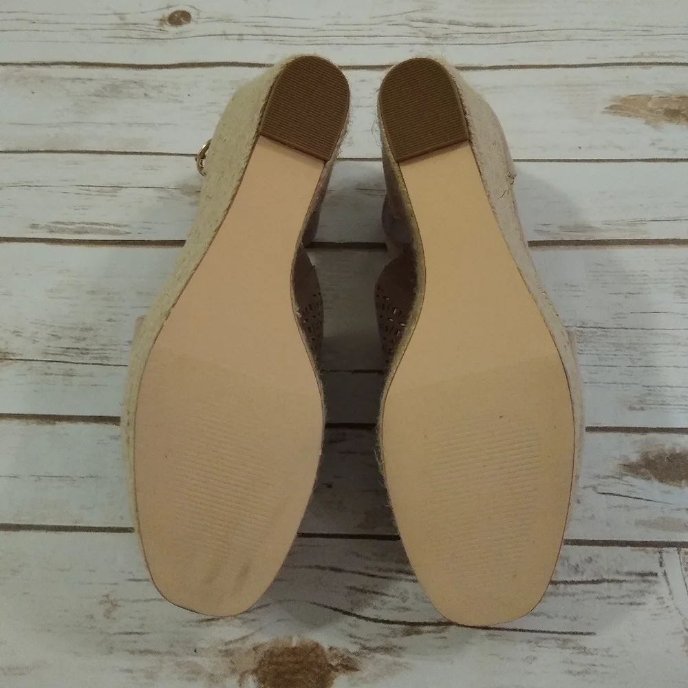 14th & Union Theryn Asymmetrical Espadrille Wedges